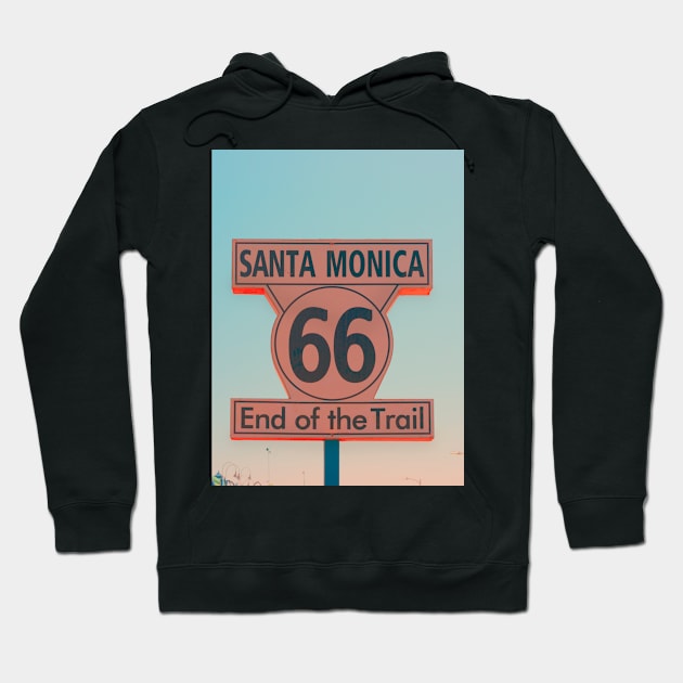 Route 66 Hoodie by hraunphoto